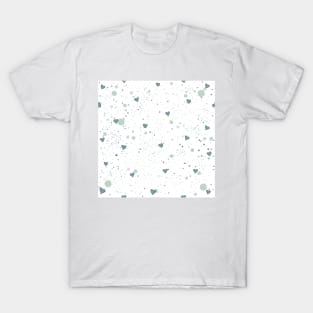 Heart Pattern T-Shirt